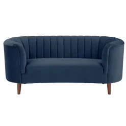 71" Millephri Loveseat Blue Velvet - Acme Furniture -Baxton Studio Store GUEST 00896628 73e3 498c bdd7 56185cff8756