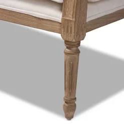 Clemence Upholstered Whitewashed Wood Sofa Loveseat Ivory/Oak - Baxton Studio 14 Clemence Upholstered Whitewashed Wood Sofa Loveseat Ivory/Oak - Baxton Studio -Baxton Studio Store GUEST 00d89efc 3a10 4868 ab3f 5ddc162dccd3