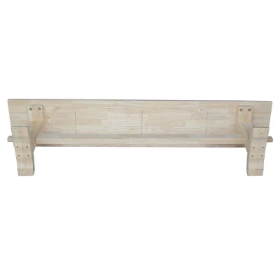 72" Trestle Bench Unfinished - International Concepts 8 72" Trestle Bench Unfinished - International Concepts - Image 6