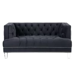 64" Ansario Sofa Charcoal Velvet - Acme Furniture -Baxton Studio Store GUEST 03b5c23d 7a7e 4230 b929 ab87584f8995