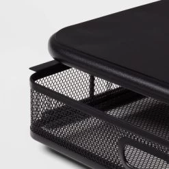Mesh Monitor Stand With Drawer Black - Brightroom™ -Baxton Studio Store GUEST 04558549 9010 4175 afed 7850318979ae