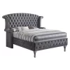 Rebekah Queen Bed Gray Fabric - Acme Furniture -Baxton Studio Store GUEST 04ea111e 1c14 4cd4 b6b0 09507ce5cb9a