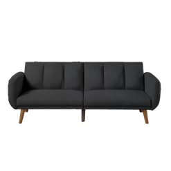 Adjustable Upholstered Sofa With Track Armrests And Angled Legs - Benzara -Baxton Studio Store GUEST 04fc5aac 844e 4434 808c 9dcc66ba1512