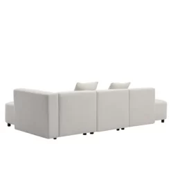 110.2" Modern Style Upholstered Curved Sofa Couch-ModernLuxe 19 110.2" Modern Style Upholstered Curved Sofa Couch-ModernLuxe -Baxton Studio Store GUEST 0544686f 89c0 440b a3bd 52289fe6335e