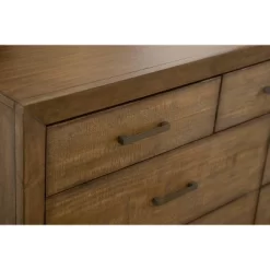 6pc Aurora Mid-Century Brown Bedroom Set With Upholstered Bed - Abbyson Living -Baxton Studio Store GUEST 0660f6f2 bb46 45d0 8820 0c563257b1aa