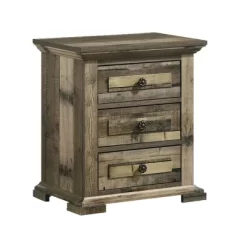Shayne 3 Drawer Nightstand Drift - Picket House Furnishings