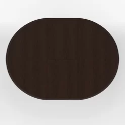 Glenwillow Home Oval Butterfly Leaf Dining Table + Cross Back Dining Chairs Dining Set -Baxton Studio Store GUEST 09b61c20 6fed 4df7 ba4a ba18a4e504ed