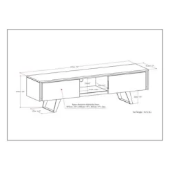 Mitchell TV Stand For TVs Up To - WyndenHall -Baxton Studio Store GUEST 0efdbacf 9b4c 45e1 bcae 4e577634bf64