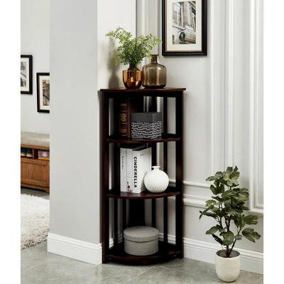 41.75" Agron Decorative Bookshelf Dark Walnut - HOMES: Inside + Out 3 41.75" Agron Decorative Bookshelf Dark Walnut - HOMES: Inside + Out