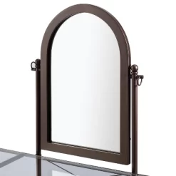 Clarisse Metal Vanity Set Brown - Linon 22 Clarisse Metal Vanity Set Brown - Linon -Baxton Studio Store GUEST 15fb418e 3a13 484d a40e 154a7e0ed819