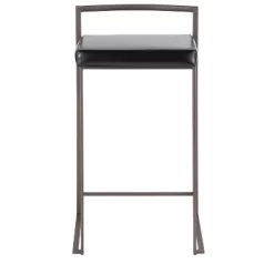 Set Of 2 26" Fuji Contemporary Stackable Counter Height Barstools Antique With Cushion 17 Set Of 2 26" Fuji Contemporary Stackable Counter Height Barstools Antique With Cushion -Baxton Studio Store GUEST 16276182 f143 4f9c 96ac 26c6f379bb53
