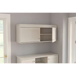 2 Doors Wall Mounted Buffet Cabinet White - Inval -Baxton Studio Store GUEST 164d8203 d4a3 43f3 9079 88de90987483