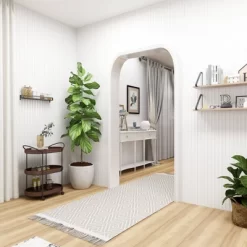 Wood 3 Tier Oval Tray Cart Brown - Olivia & May -Baxton Studio Store GUEST 168b7c4e 9a07 460b 863b b8835192baf8