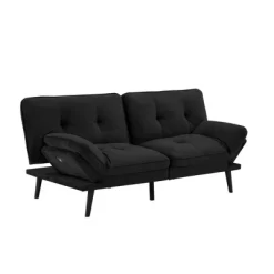 Finley Convertible Futon Sofa Bed Black - Serta 19 Finley Convertible Futon Sofa Bed Black - Serta -Baxton Studio Store GUEST 195b3815 37e6 4706 9d30 83892f388a69