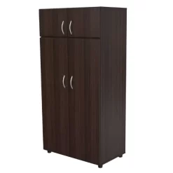 4 Door Wardrobe/Armoire Espresso - Inval -Baxton Studio Store GUEST 1a2f60ae 6fc1 4e6e 94b1 d9dd53b7ca49