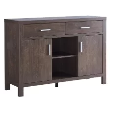 FC Design 47"W Sideboard Storage Cabinet, Dining Server Cupboard Buffet Table With Two Cabinets And Drawers -Baxton Studio Store GUEST 1a4ecaf1 ca05 4e75 8bce 846fcc038b16