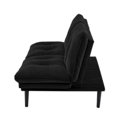 Finley Convertible Futon Sofa Bed Black - Serta 13 Finley Convertible Futon Sofa Bed Black - Serta -Baxton Studio Store GUEST 1afffe4f ca5f 47e8 8e6a 814b01a4b79f