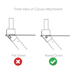 Extra Wide Director's Chair Replacement Canvas Wide Black - Flora Home -Baxton Studio Store GUEST 1b3416a2 3b78 45c4 8496 868d6d3d5224