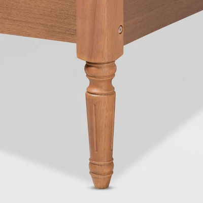 Colette French Bohemian Wood Platform Bed Frame - Baxton Studio 5 Colette French Bohemian Wood Platform Bed Frame - Baxton Studio - Image 3