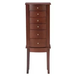 Francesca Jewelry Armoire Merlot Brown - Powell Company -Baxton Studio Store GUEST 1c33a988 d0ca 41ba 9eec 6cd243cf69d6
