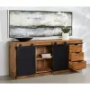 Coen Garrison 2 Sliding Doors 6 Drawer Credenza/Sideboard Natural Brown - Treasure Trove -Baxton Studio Store GUEST 1d507983 4377 4c71 91f7 9f55c350b3db