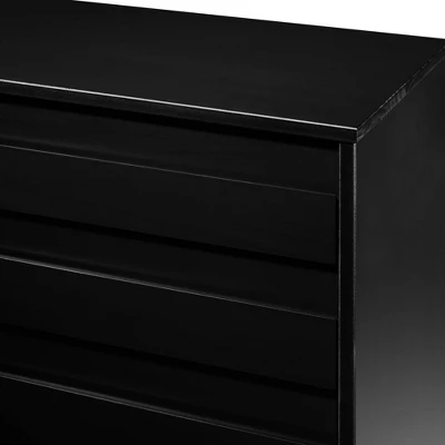 Ilya Solid Wood Modern Panel Front 6 Drawer Dresser - Saracina Home 7 Ilya Solid Wood Modern Panel Front 6 Drawer Dresser - Saracina Home - Image 5
