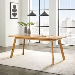 73" Shelburne Dining Table Warm Natural - Alaterre Furniture