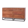 Wooden Dresser Or Display Unit With Metal Base Brown And Black - The Urban Port 1 Wooden Dresser Or Display Unit With Metal Base Brown And Black - The Urban Port -Baxton Studio Store GUEST 1f55312d 0945 4315 9b98 a59a735fc650