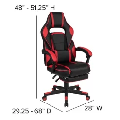 Flash Furniture Gaming Desk With Cup Holder/Headphone Hook & Reclining Back/Arms Gaming Chair With Footrest -Baxton Studio Store GUEST 1f66dcd8 0a4e 4eaf 8ab0 2bf92ab8736e