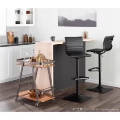 34" Masters Contemporary Barstool - LumiSource -Baxton Studio Store GUEST 2096a256 130f 4140 89f0 35f09f3bd48a