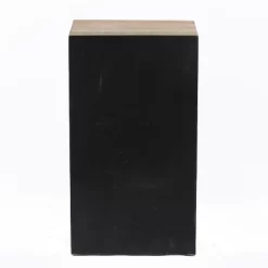 LuxenHome Wood Farmhouse 1-Drawer 1-Door Side Table With Storage. -Baxton Studio Store GUEST 22bbfd16 cd40 4b5e 8f4a 7c30f42034ad