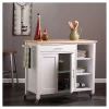 Martinsen Kitchen Cart - White - Aiden Lane -Baxton Studio Store GUEST 22efef3d 6412 43d5 82b1 ff98486abce7