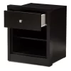 Danette Modern And Contemporary Finished 1 Drawer Nightstand Dark Brown - Baxton Studio -Baxton Studio Store GUEST 231064ef fea5 4ed8 99e3 7800f7bfe01c