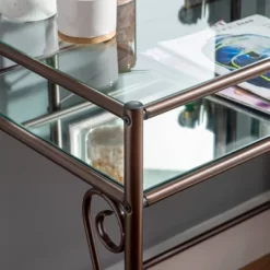 Clarisse Metal Vanity Set Brown - Linon 20 Clarisse Metal Vanity Set Brown - Linon -Baxton Studio Store GUEST 233c17ba c60b 485f bd28 e9807485d2ef