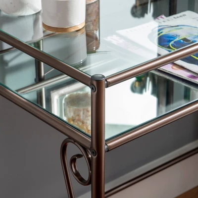 Clarisse Metal Vanity Set Brown - Linon 10 Clarisse Metal Vanity Set Brown - Linon - Image 8