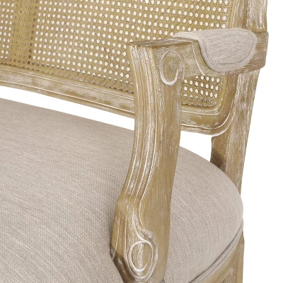 Saley French Country Wood And Cane Loveseat - Christopher Knight Home 8 Saley French Country Wood And Cane Loveseat - Christopher Knight Home - Image 6