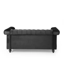 Brinkhaven Modern Glam Tufted Velvet Loveseat With Nailhead Trim - Christopher Knight Home -Baxton Studio Store GUEST 246a5931 b9a7 4f09 886c 24af109f13ae