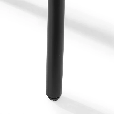 9pc Hayden Extendable Dining Set With Camille Chairs Matte Black/Slate - Crosley 14 9pc Hayden Extendable Dining Set With Camille Chairs Matte Black/Slate - Crosley - Image 12