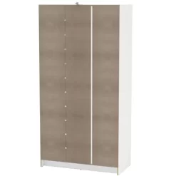 Denmark 3 Door And 2 Drawer Wardrobe White - Polifurniture 9 Denmark 3 Door And 2 Drawer Wardrobe White - Polifurniture -Baxton Studio Store GUEST 262cbc94 2ebf 4d81 adaa 06a6836df86f