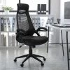 Emma And Oliver High Back Black Mesh Executive Swivel Office Chair With Flip-Up Arms 1 Emma And Oliver High Back Black Mesh Executive Swivel Office Chair With Flip-Up Arms -Baxton Studio Store GUEST 26de9457 a524 4483 8f3a 12db2b05f6a1