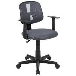 Flash Furniture Flash Fundamentals Mid-Back Mesh Swivel Task Office Chair With Pivot Back And Arms 26 Flash Furniture Flash Fundamentals Mid-Back Mesh Swivel Task Office Chair With Pivot Back And Arms -Baxton Studio Store GUEST 27efacf6 4f62 44a3 ac63 2478bff09d70