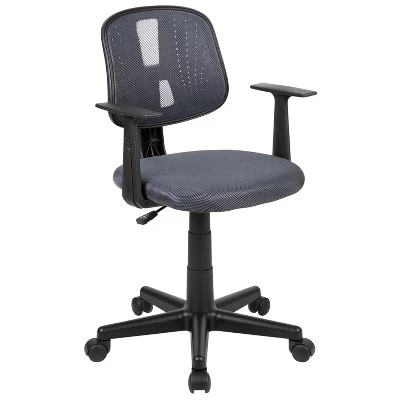 Flash Furniture Flash Fundamentals Mid-Back Mesh Swivel Task Office Chair With Pivot Back And Arms 13 Flash Furniture Flash Fundamentals Mid-Back Mesh Swivel Task Office Chair With Pivot Back And Arms - Image 12