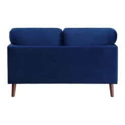 Tolley Velvet Loveseat In Blue - Lexicon -Baxton Studio Store GUEST 2a2f7a41 6644 4ece 8531 dfdb84d1fe23