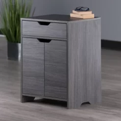 Nova 1 Drawer Storage Cabinet - Winsome -Baxton Studio Store GUEST 2b6bef44 cad5 4351 afe2 416a93d5cb7c