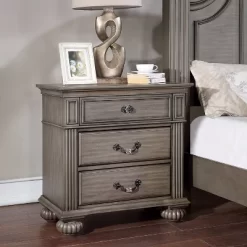 6pc Pennings Traditional Bedroom Set Gray - HOMES: Inside + Out -Baxton Studio Store GUEST 2db4d0b4 8ead 44a8 9445 491af31c6494