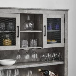 Tall Cabinet With Mesh Doors - Jill Zarin -Baxton Studio Store GUEST 2df8f6c4 9d4f 45e3 b55e bc344bc69690