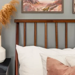 Boho Solid Wood Spindle Platform Bed - Saracina Home -Baxton Studio Store GUEST 2e030a6f 4f27 4e38 93bf c028f836cd37