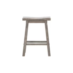 Set Of 2 24" Sonoma Saddle Backless Counter Stools Storm Gray Finish - Boraam -Baxton Studio Store GUEST 2fbda072 baef 42da a597 b7f2dc729d09