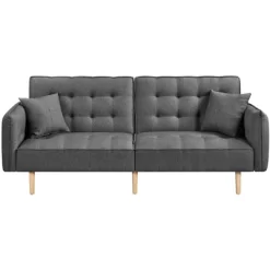 Yaheetech Convertible Sofa Bed Tufted Futon Couch With USB Ports For Living Room -Baxton Studio Store GUEST 2fd0b25a facf 4a8c 93db 370161b6f807