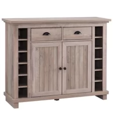 Home Source Bar Cabinet Bookshelf With Glass Doors In Chocolate Finish -Baxton Studio Store GUEST 308db4f7 e918 4987 bed4 229673db5572